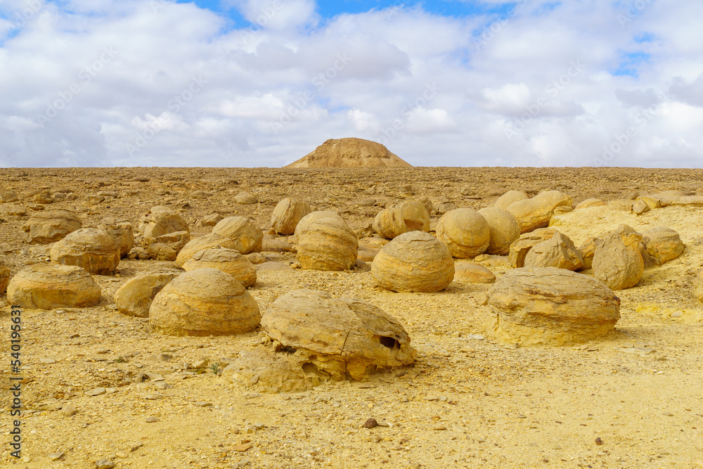 Bulbs rocks (boulders) of Kedar valley, Massive Eilat Nature Reserve