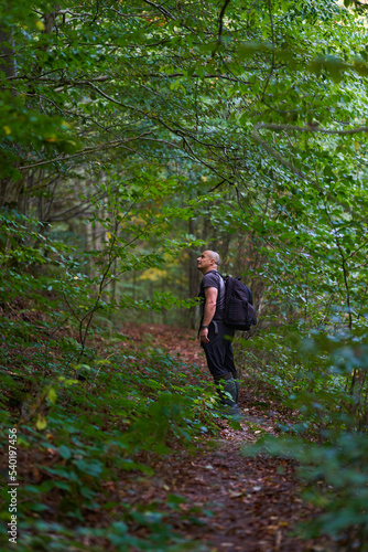 Hiker on a trail