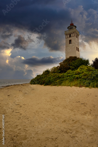 Strib Fyr a lighthouse in Denmark photo