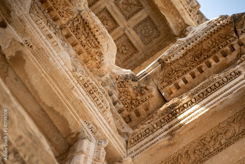 detail of the treasury of historic city