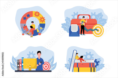 Finance Flat Design Illustration