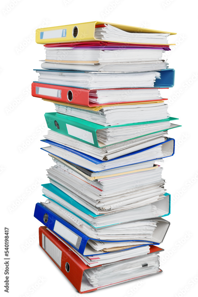 Stack of Binders , Folders Stack of Binders , Folders