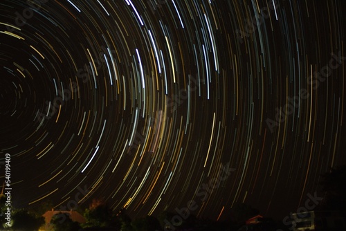 star trails