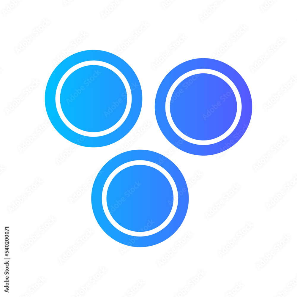 rings gradient icon rings gradient icon