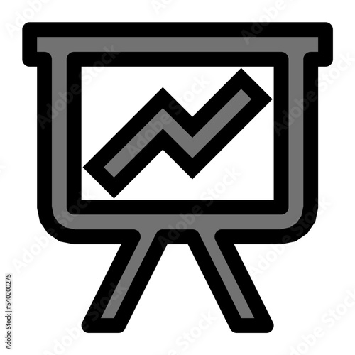 Statistics Board Vector Icon