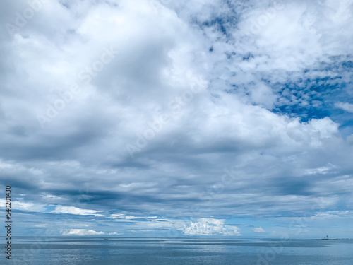 Canvas Print blue sky and clouds