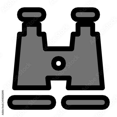Binocular Vector Icon