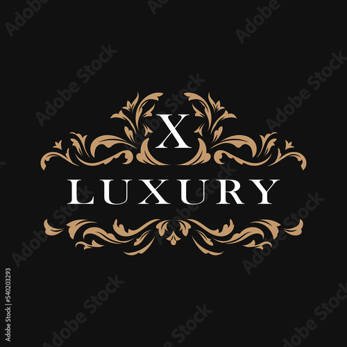 Vintage luxury logo royal emblems monogram crest templates