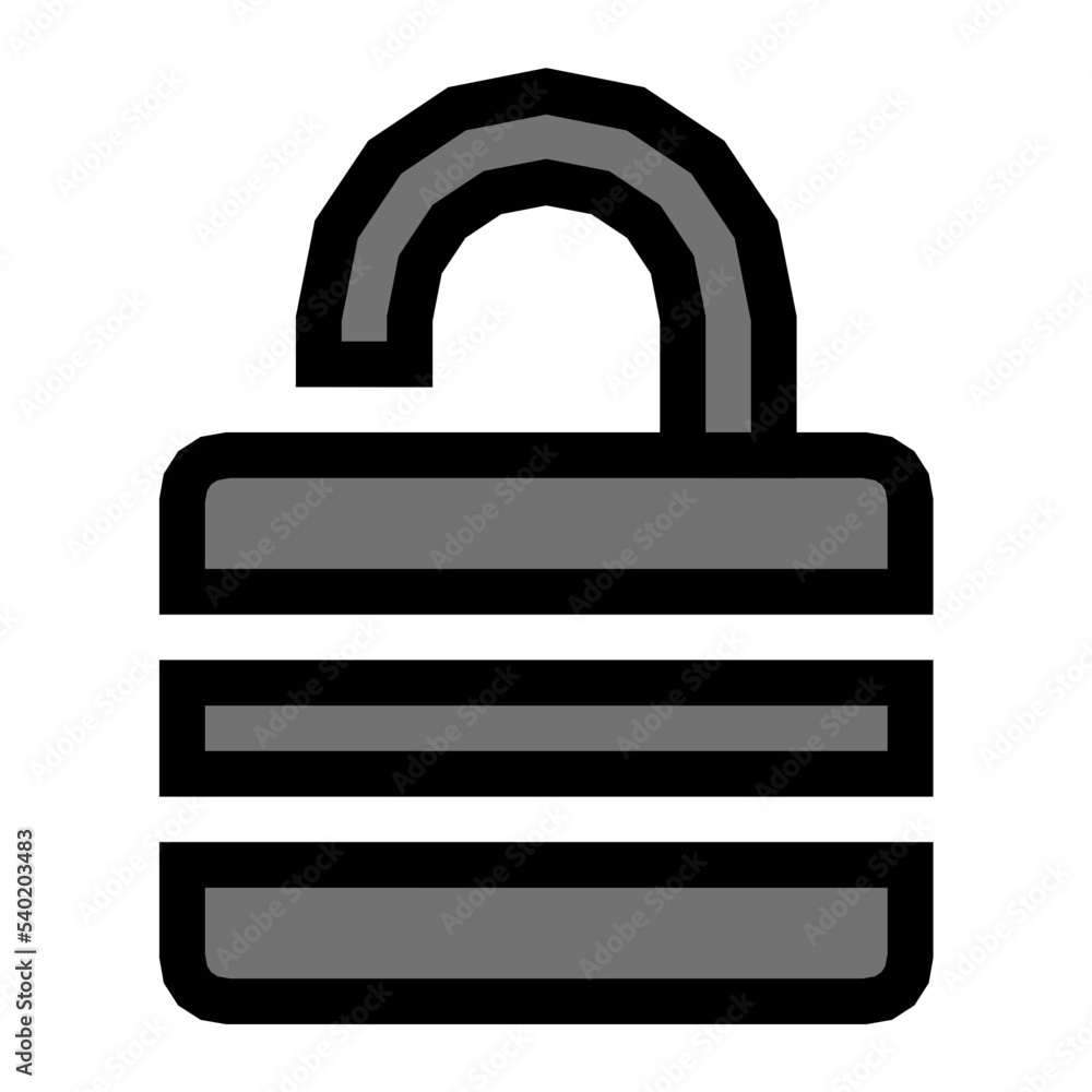 Unlock Vector Icon Unlock Vector Icon