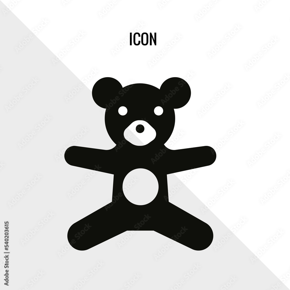 Fototapeta premium Teddy bear icon