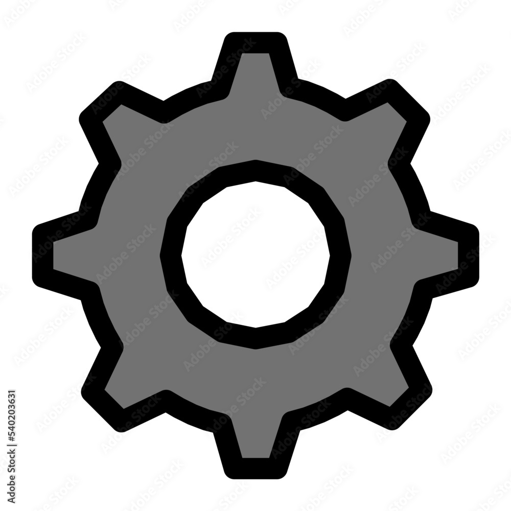 Cog Vector Icon Cog Vector Icon