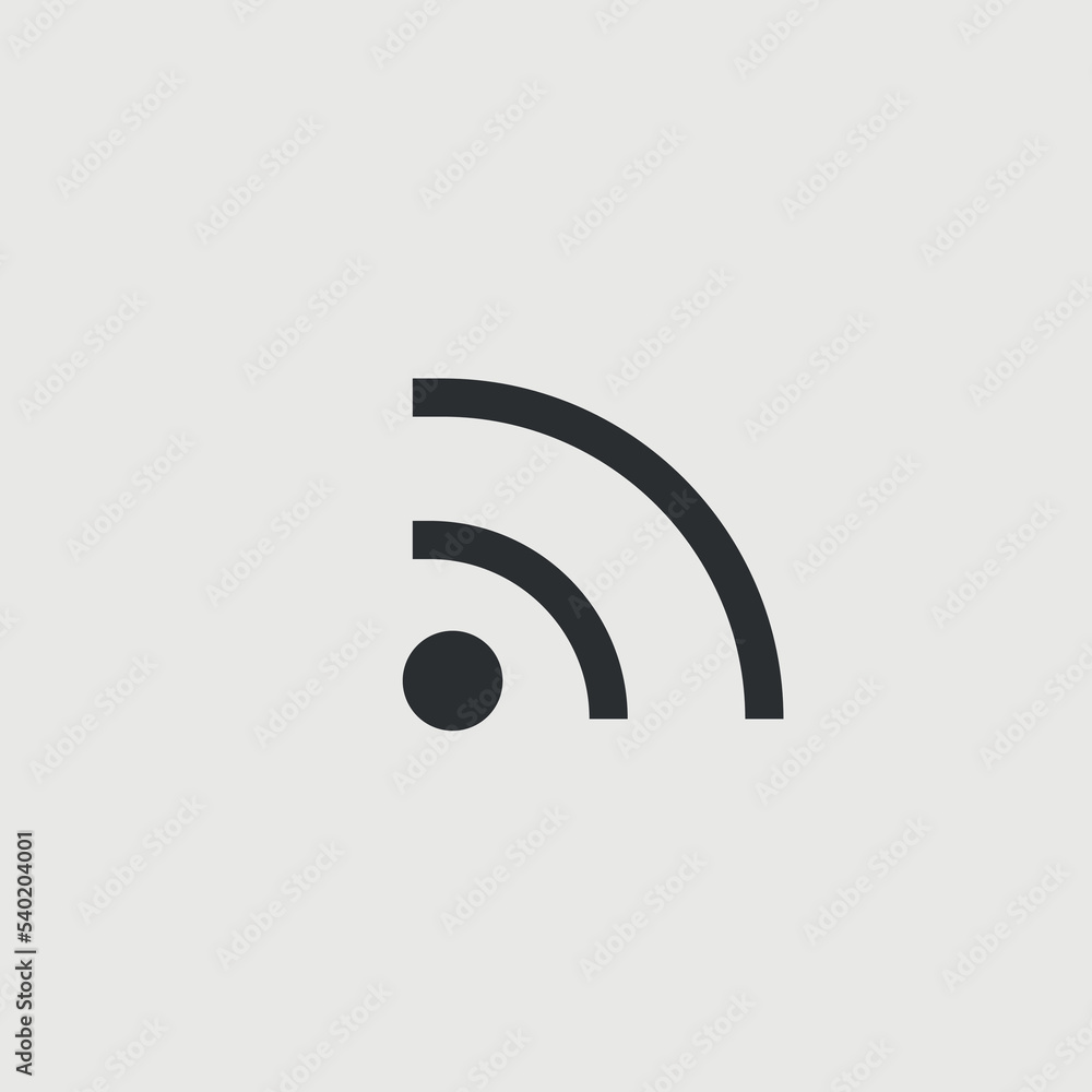 Wireless vector icon illustration sign Wireless vector icon illustration sign