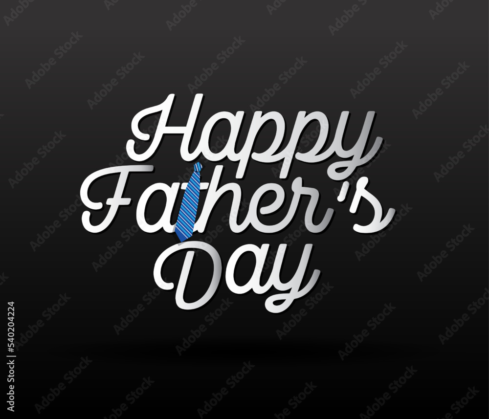 Happy father`s day calligraphy greeting card Happy father`s day calligraphy greeting card