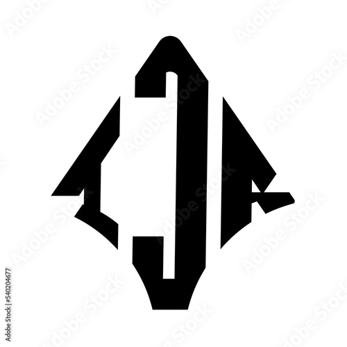 IJR logo. IJR logo letter logo design vector image. IJR letter logo design. IJR modern and creative letter logo. 3 letter logo Vector Art Stock Images.  photo