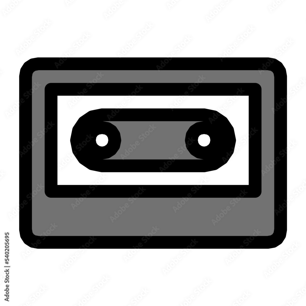 Cassette Vector Icon Cassette Vector Icon