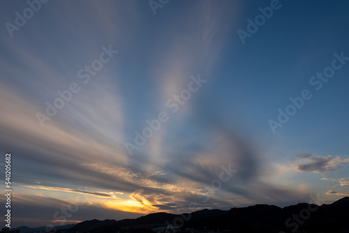 Naklejka 夕景