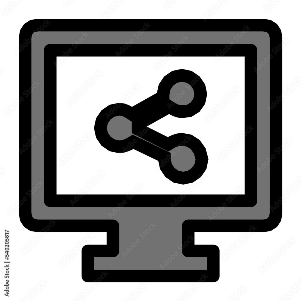 Data Sharing Vector Icon Data Sharing Vector Icon
