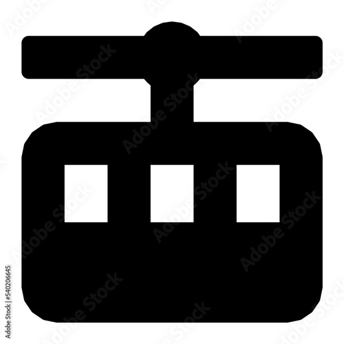 Chairlift Vector Icon
