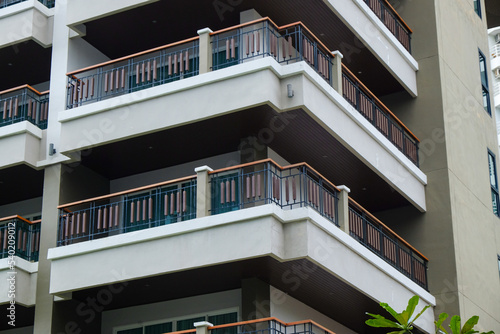 Modern apartment window building high rise © themorningglory