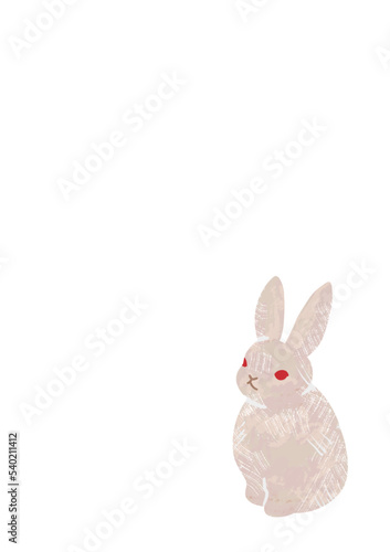 うさぎ ハガキサイズ
