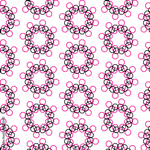 Pattern seamless geometric background, abstract pattern design with polygon shape