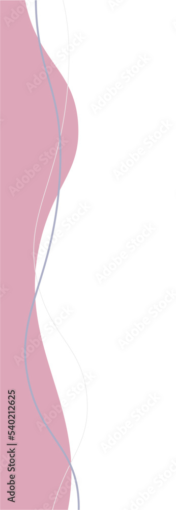 Aesthetic Wave Border Vector Illustration Aesthetic Wave Border Vector Illustration