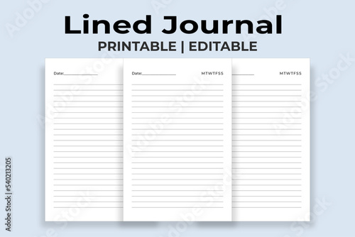 Lined Journal 