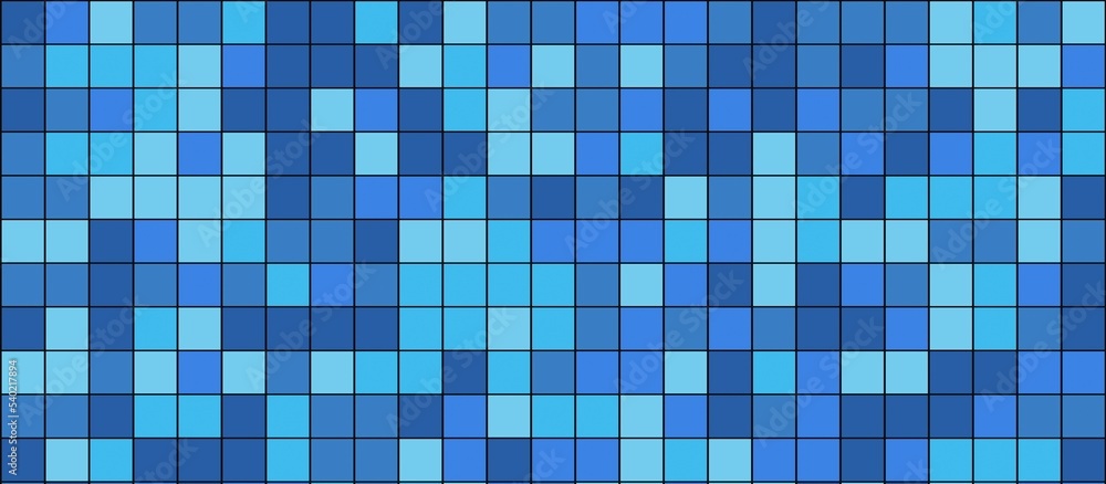 small tiles of blue colors on a large area small tiles of blue colors on a large area