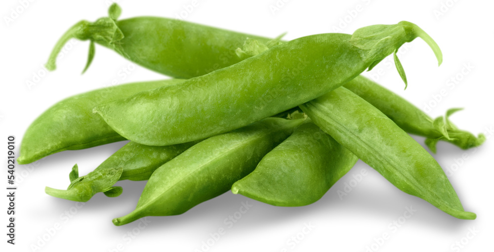 Green peas isolated on the white background. Green peas isolated on the white background.