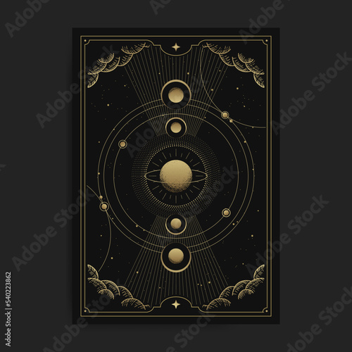 Sacred geometry of the moon and planets and their orbits