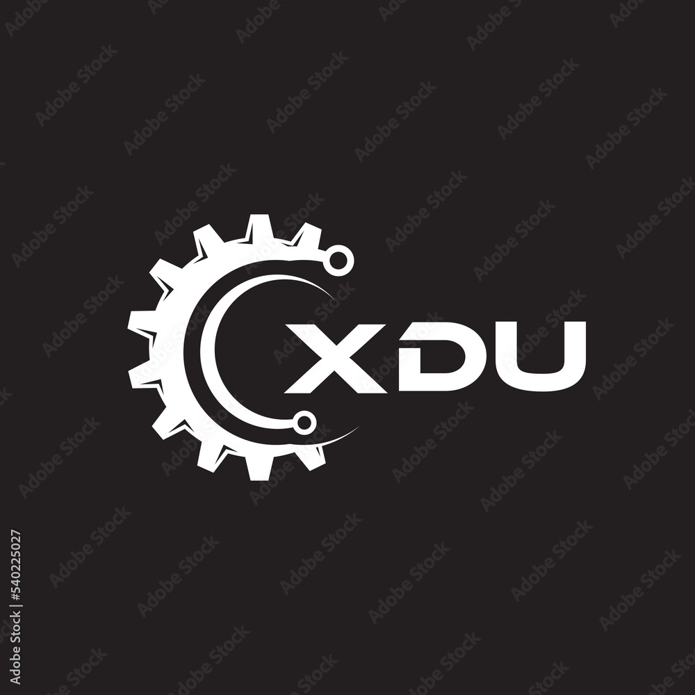 XDU letter technology logo design on black background. XDU creative initials letter IT logo concept. XDU setting shape design.
XDU letter technology logo design on black background. XDU creative initials letter IT logo concept. XDU setting shape design.