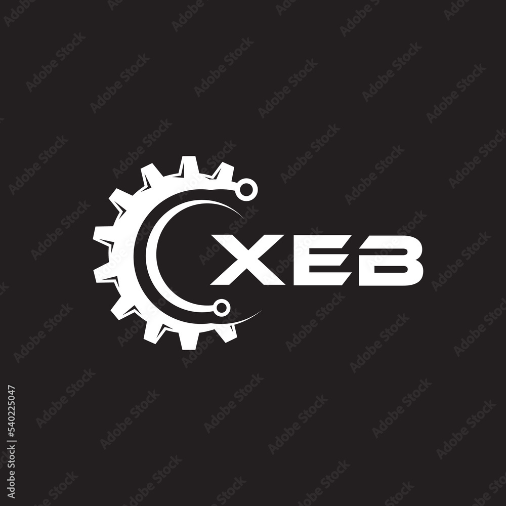 XEB letter technology logo design on black background. XEB creative initials letter IT logo concept. XEB setting shape design.
XEB letter technology logo design on black background. XEB creative initials letter IT logo concept. XEB setting shape design.