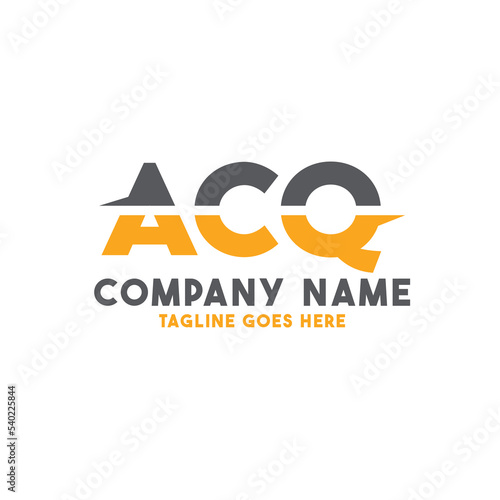 Letter ACQ logo design vector template, ACQ logo photo