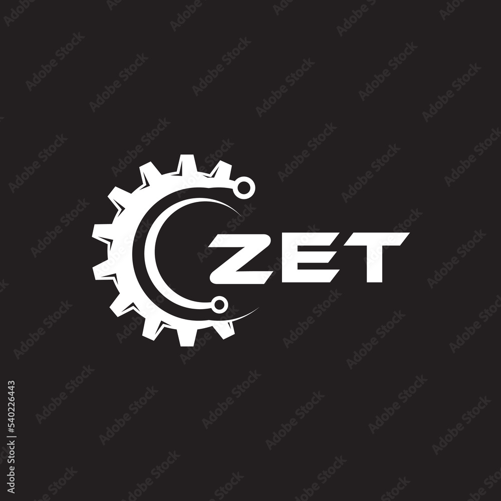 ZET letter technology logo design on black background. ZET creative initials letter IT logo concept. ZET setting shape design.
ZET letter technology logo design on black background. ZET creative initials letter IT logo concept. ZET setting shape design.