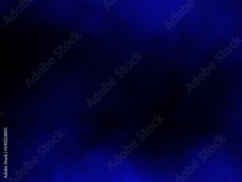 Blue mist or steam on dark background. Tablet-generated illustrations are used for graphics, and abstract style backgrounds.