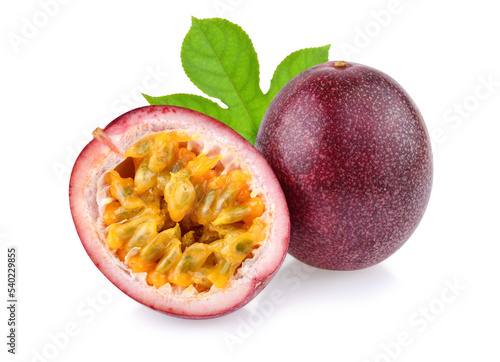 passion fruit isolated on white background