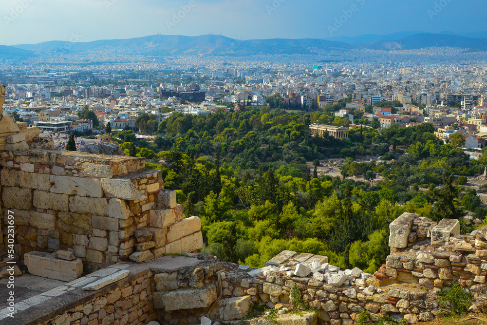 Aerial View of Athens, Greece