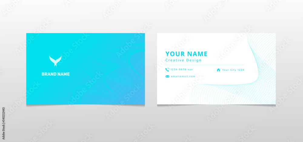 Fototapeta premium simple business card design