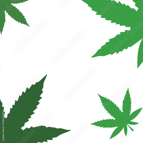 Marijuana leaf vector icon. Marijuana legalized the symbol. Medicinal marks of cannabis, natural organic herbs.