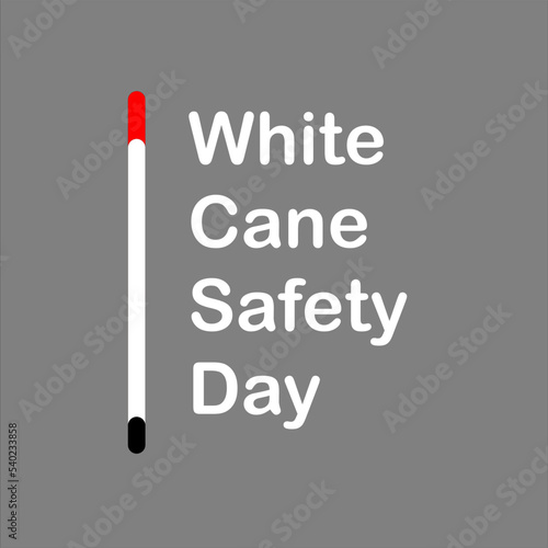 White cane safety day concept banner with guiding block for pedestrian
Wallpaper Background and copy Space Area. Suitable to place on content with that theme. october united states holiday