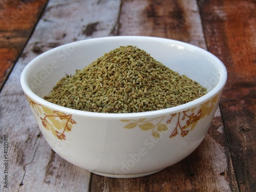 carom seed in a bowl 