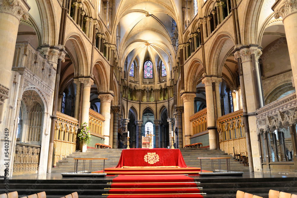 Altarbereich, Kathedrale von Canterbury, Canterbury, Kent, England, Großbritannien