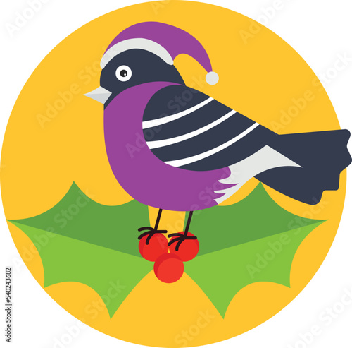 Robin Vector Icon which is suitable for commercial work and easily modify or edit it

