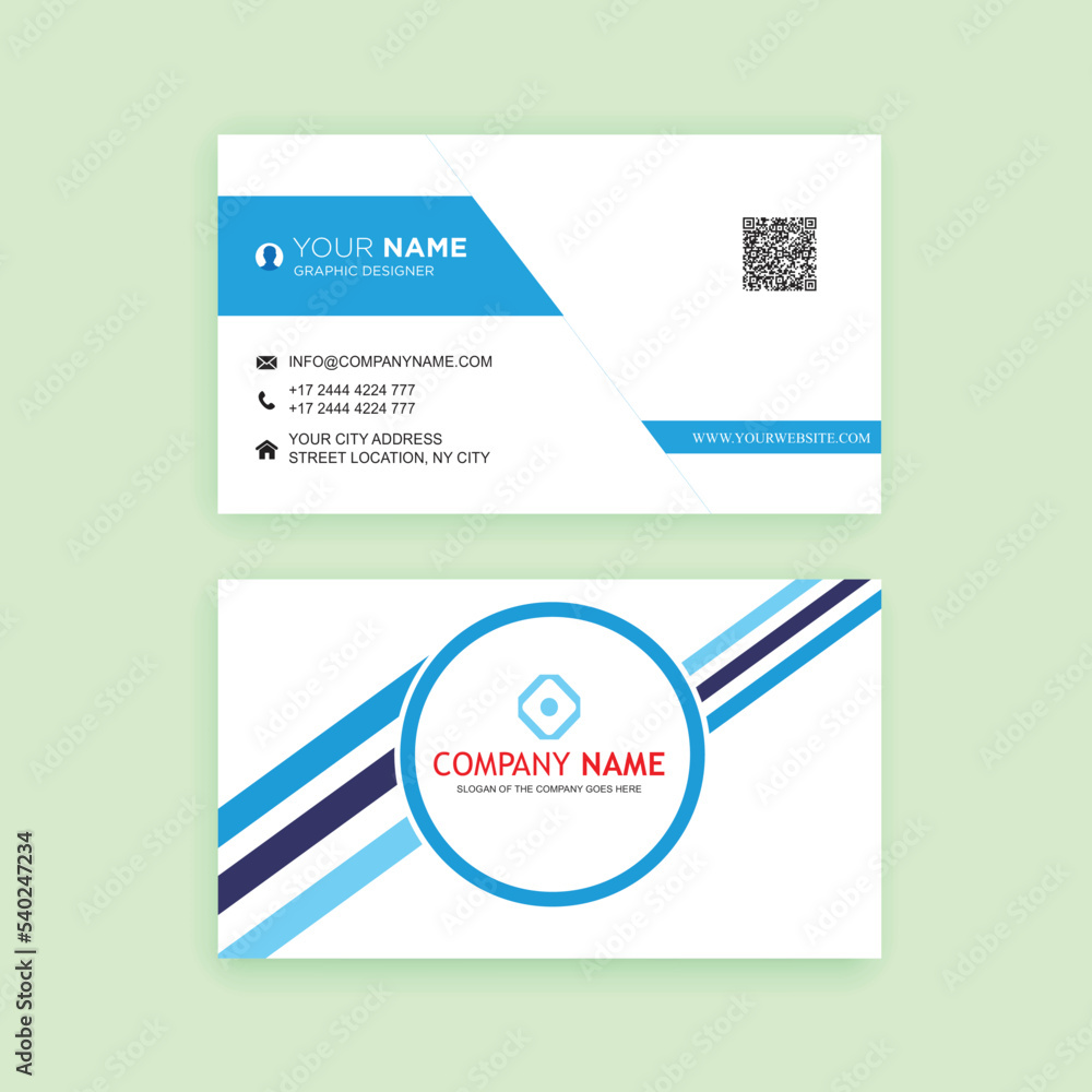 Fototapeta premium Modern Business Card Design