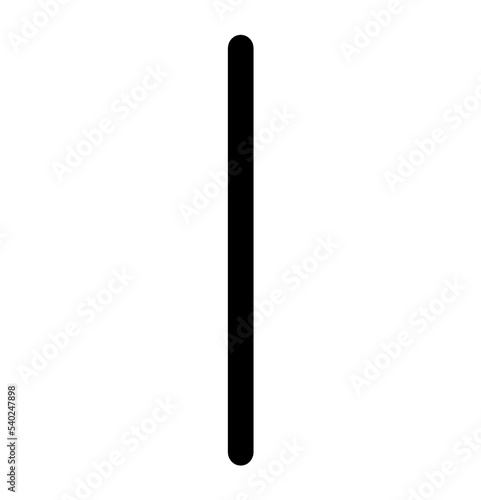 Vertical line icon   rounded vertical line icon 