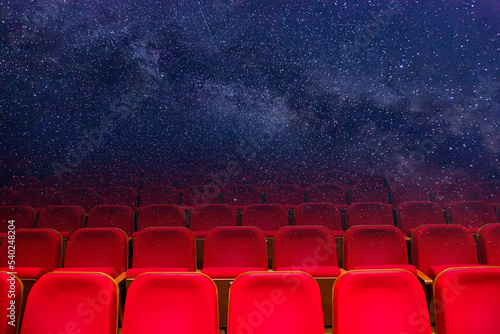 red seats go all the way to space
