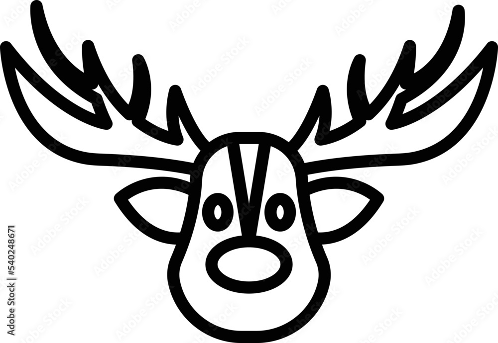 Christmas deer Vector Icon which is suitable for commercial work and easily modify or edit it
Christmas deer Vector Icon which is suitable for commercial work and easily modify or edit it