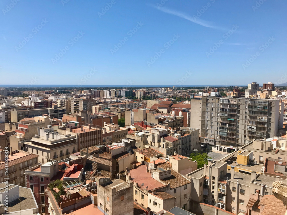 Reus, Spain, June 2019 - A view of a city