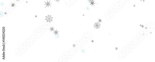 Fotografie, Obraz Winter christmas sky with falling snow