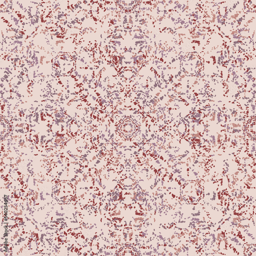 Seamless fractal pattern in vector format for printed fabrics or any other purposes. Every object is grouped base on color so the pattern is editable, tileable and easy to use. Seamless fractal pattern in vector format for printed fabrics or any other purposes. Every object is grouped base on color so the pattern is editable, tileable and easy to use.